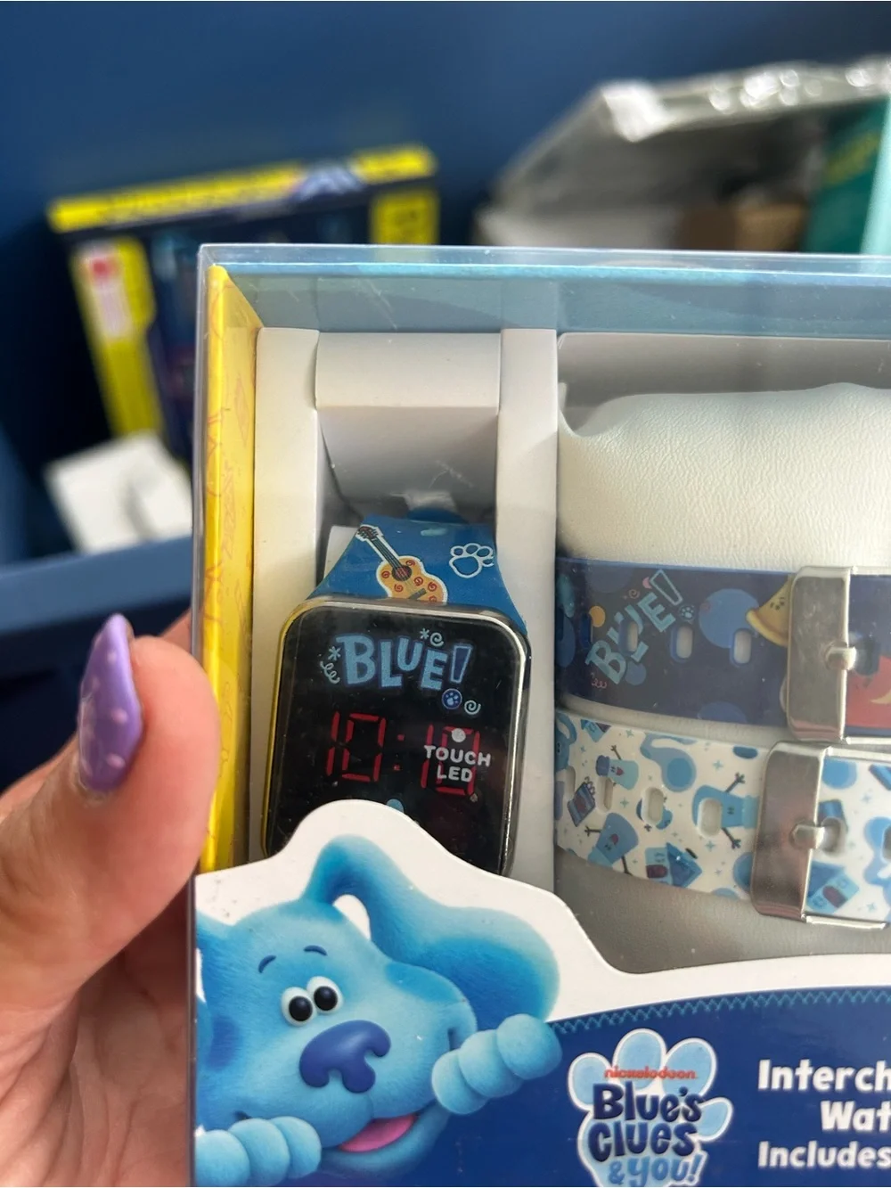 Nickelodeon Blue's Clues Interchangeable Blue Watch Set
